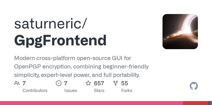 GpgFrontend - Tool Suggestions - Privacy Guides Community