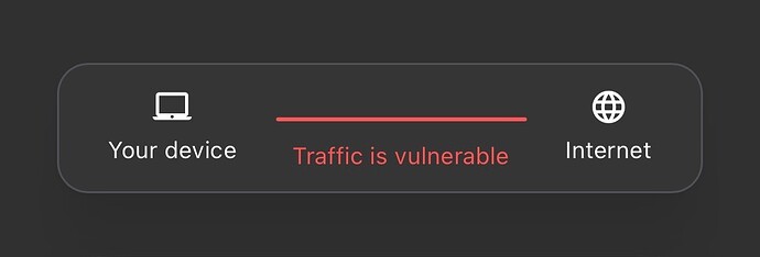 traffic is vulnerable