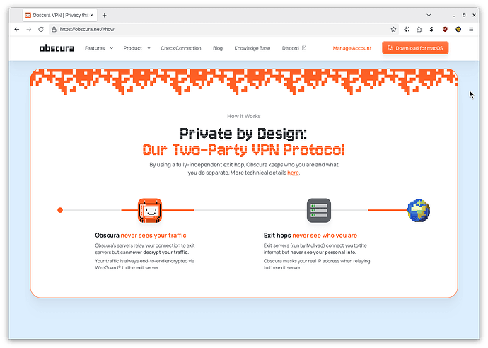ObscuraVPN Screenshot