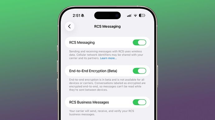 ios 26 4 rcs messaging