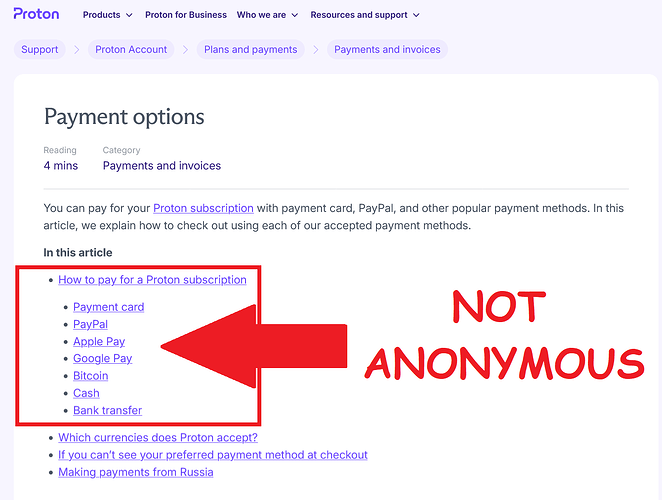 PROTON_Payment Options