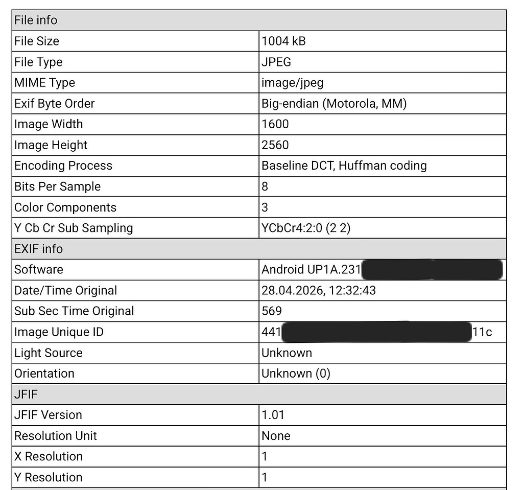 Screenshots on Android contains sensetive metadata - General - Privacy ...